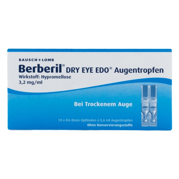 Berberil DRY EYE EDO Augentropfen 10 x 0,6 ml