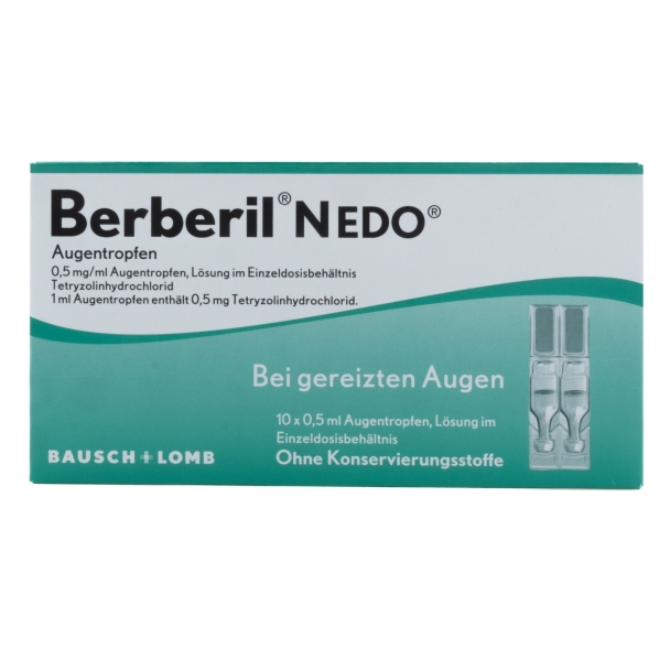 Berberil N EDO Augentropfen 10 x 0,5 ml